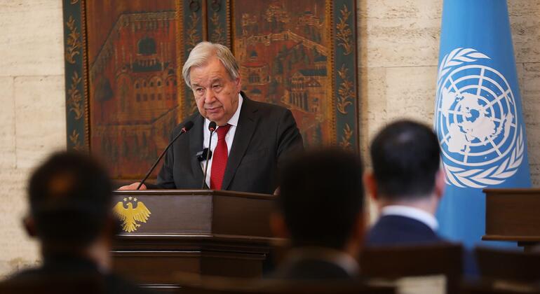 António Guterres visita Síria em momento de transição política e reconstrução