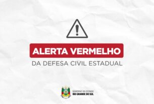 Defesa Civil estadual alerta para risco muito alto de inundação em São Leopoldo pelo Rio dos Sinos