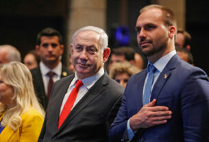 Eduardo Bolsonaro se reúne com Netanyahu em Washington durante agenda conservadora