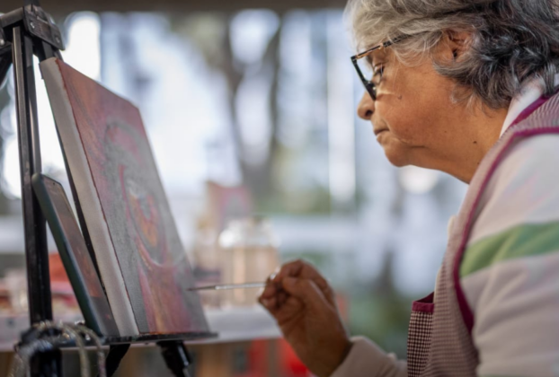 Oficina de pintura hiper-realista é atração do Museu de Férias na Casa dos Rosa
