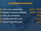 Calendário eleitoral define cronograma oficial para as eleições de outubro