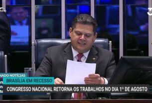 Congresso Nacional define cronograma de esforço concentrado para agosto