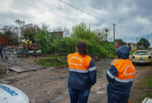 Temporais atingem 73 municípios do Rio Grande do Sul e deixam 25 desalojados