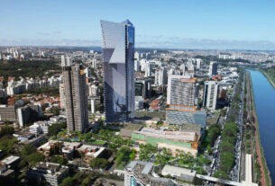 Novo arranha-céu de 219 metros redefine o horizonte corporativo de São Paulo