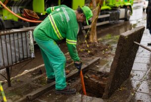 Prefeitura mobiliza força-tarefa para limpeza de bocas de lobo em Canoas
