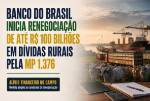 Banco do Brasil inicia renegociação de até R$ 100 bilhões em dívidas rurais pela MP 1.376