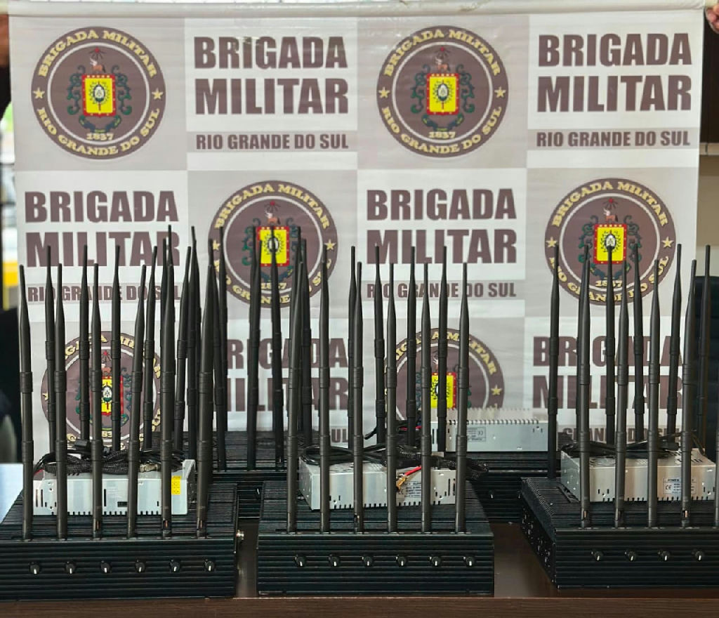 Brigada Militar intercepta bloqueadores de sinal de alta tecnologia em Nonoai