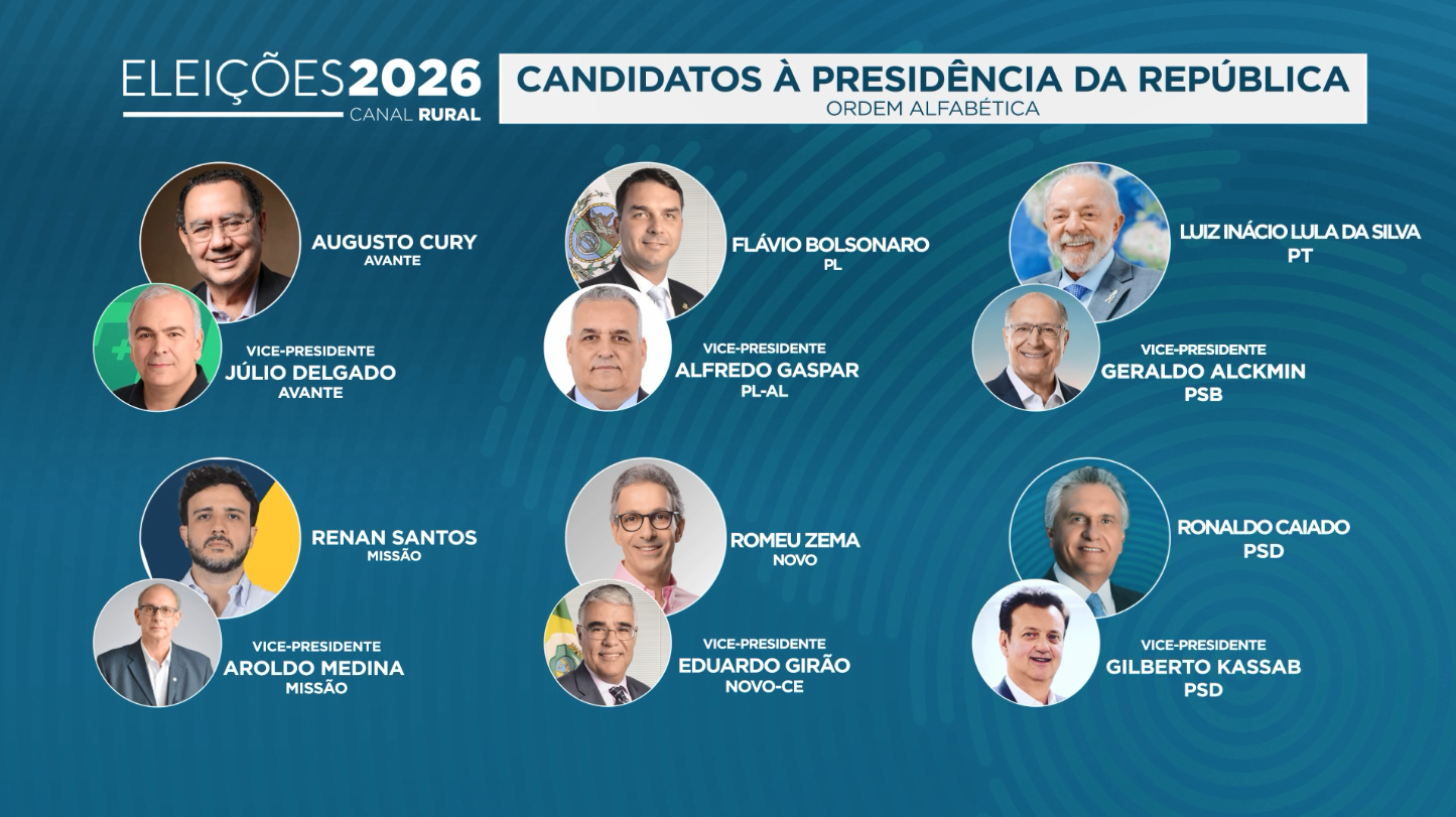 Eleições 2026: conheça os candidatos à Presidência e o cronograma do pleito