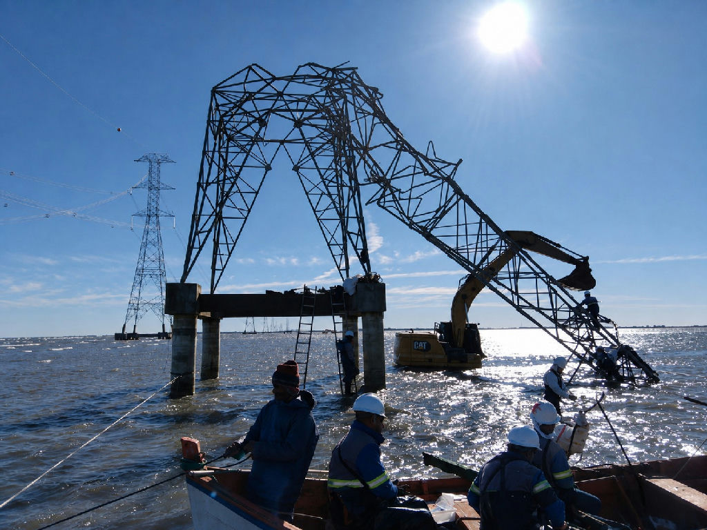 Força-tarefa trabalha para restabelecer energia no extremo sul gaúcho após queda de torres