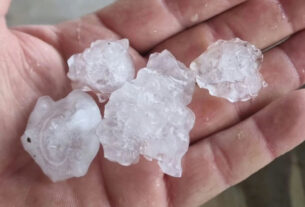 Granizo atinge diversas regiões do Rio Grande do Sul e Defesa Civil emite alerta