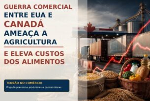 Guerra comercial entre EUA e Canadá ameaça agricultura e eleva custos dos alimentos