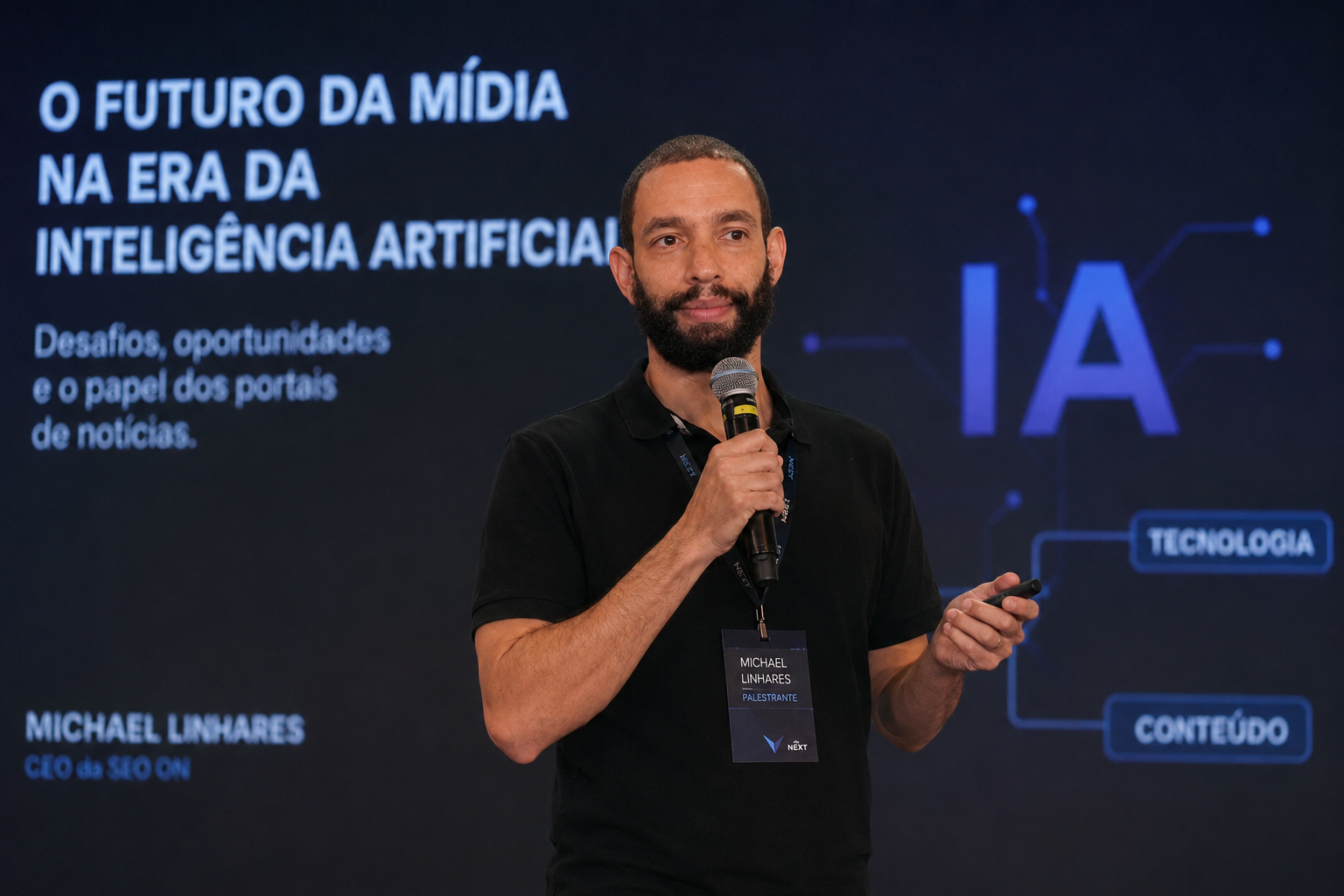 Michael linhares especialista em portais de noticias