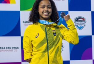 Parapan-Pacífico: nadadora Alessandra quebra recorde mundial