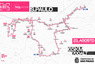 São Paulo recebe o Giro d’Italia Ride Like a Pro em 23 de agosto com 8 mil ciclistas previstos