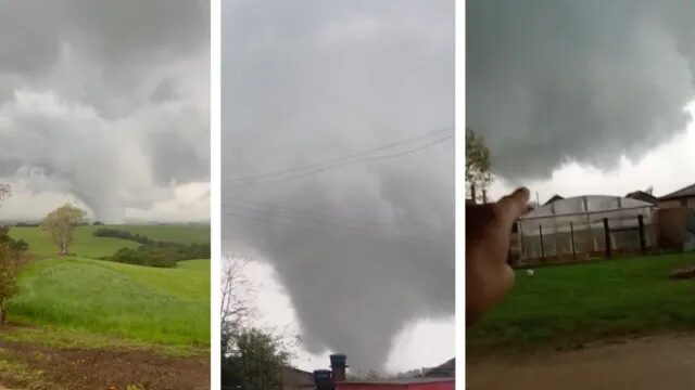 Tornado destrói casa no RS: 'Não tem mais nada'; vídeo