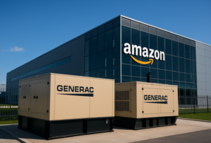 Amazon investirá US$ 2,4 bilhões em geradores da Generac para data centers a partir de 2027