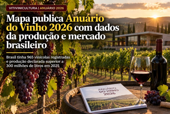 Anuário do Vinho 2026 destaca crescimento e desafios do setor no Brasil