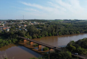 Bloqueio na ponte do Rio Ijuí na Ers-344 exige atenção de motoristas