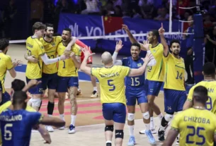 Brasil vence Colômbia e mantém 100% de aproveitamento no Sul-americano masculino de vôlei