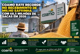Coamo registra recorde histórico de recebimento de milho safrinha em 2026