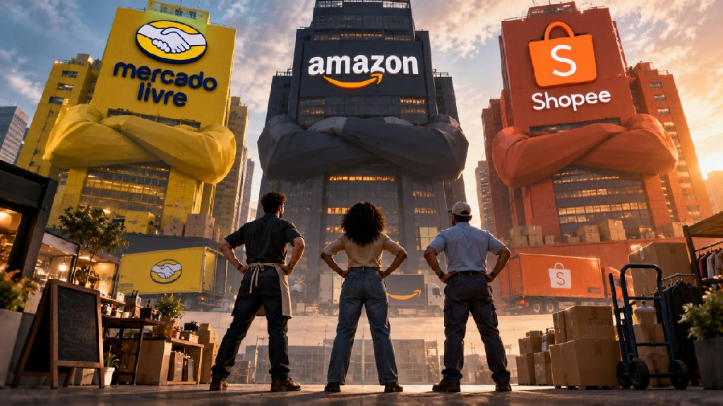 Como as Pmes enfrentam gigantes do e-commerce em meio a mudanças nas taxas de juros