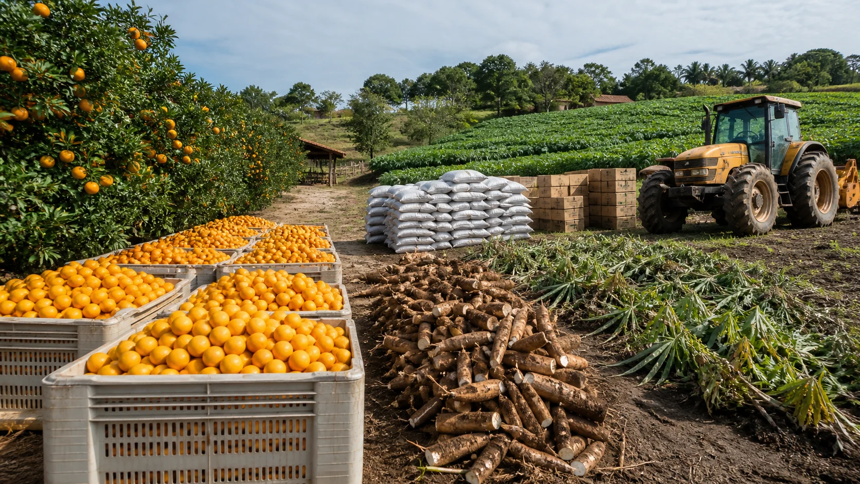 Conab inicia mapeamento dos custos de produção de laranja e mandioca na Bahia