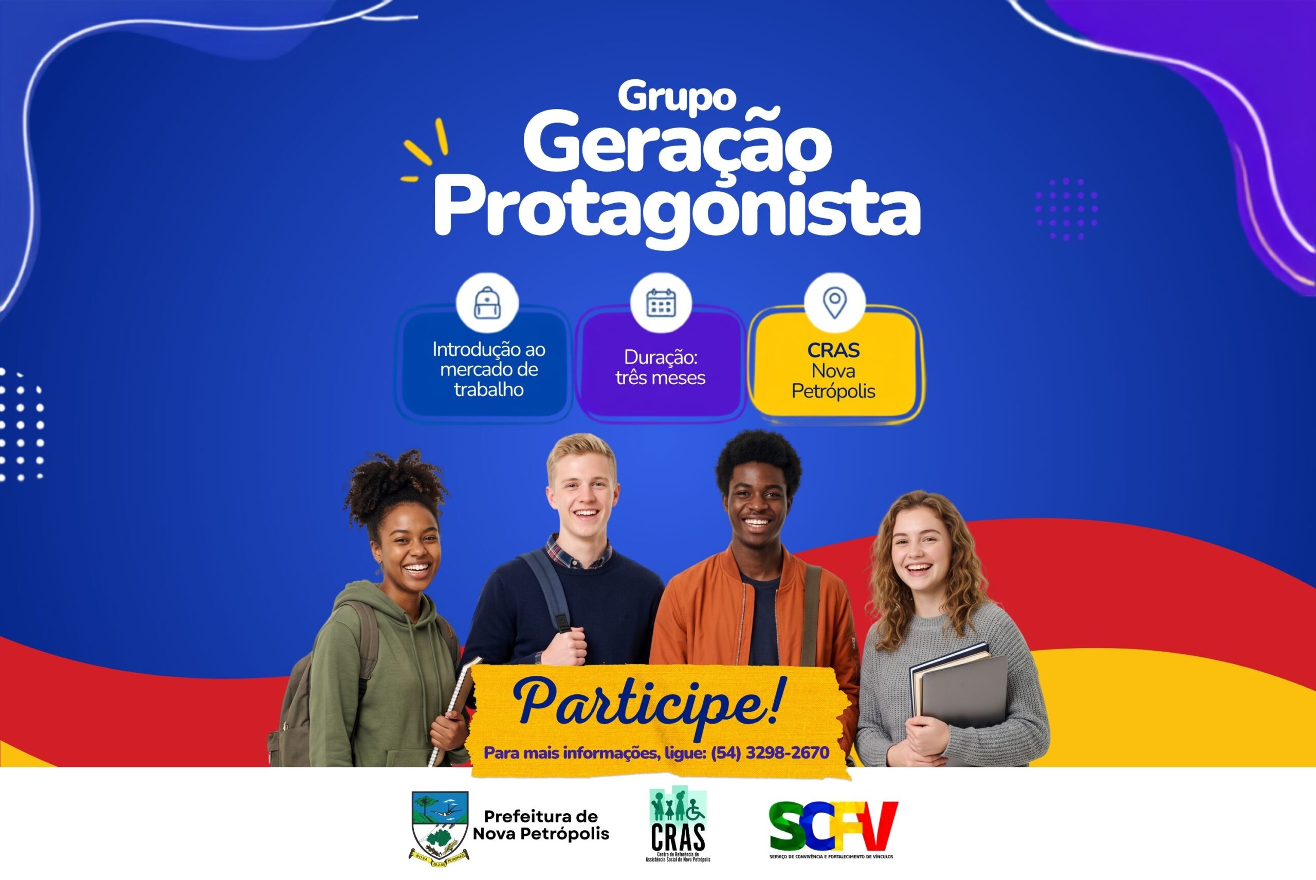 CRAS lança grupo “Geração Protagonista” focado na preparação de adolescentes para o mercado de trabalho