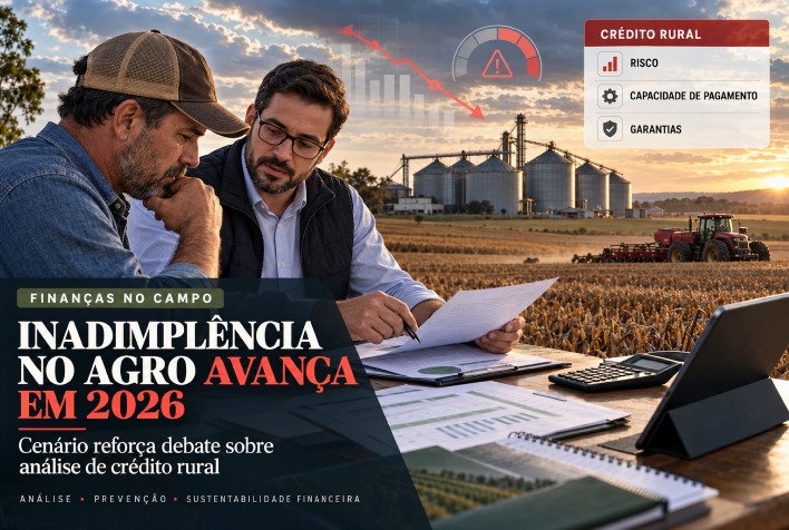 Cresce inadimplência no agronegócio em 2026 e reacende debate sobre crédito rural