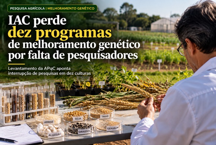 Crise no IAC: falta de pesquisadores interrompe programas genéticos