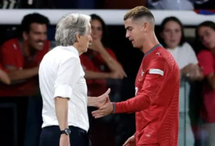 Cristiano Ronaldo e Jorge Jesus buscam trégua em reunião antes de duelo contra a Dinamarca