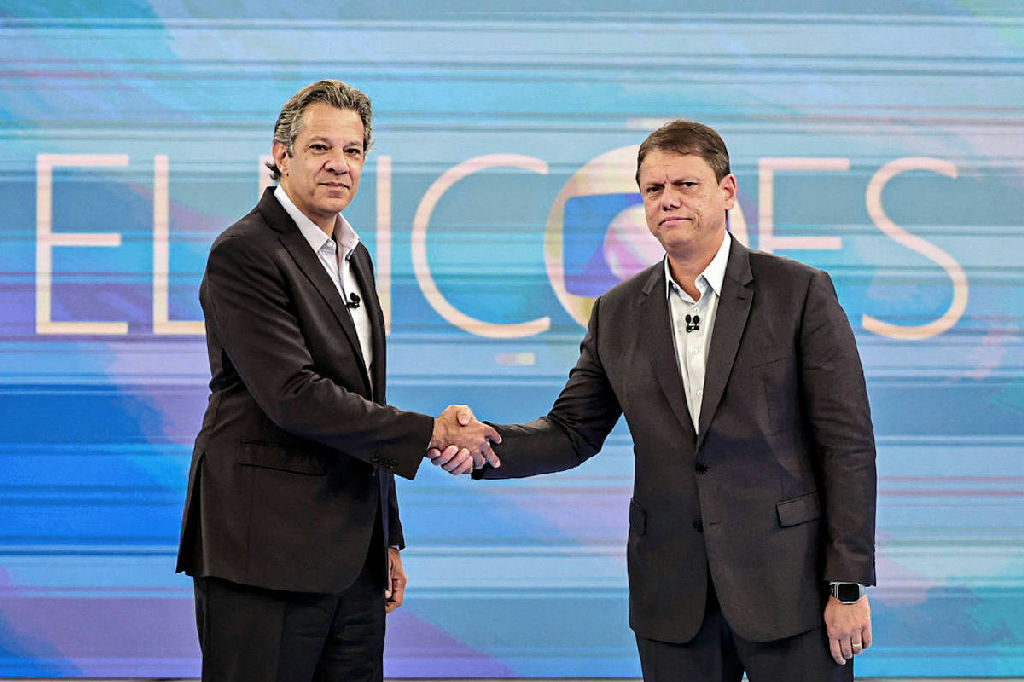 Debate entre Tarcísio e Haddad nacionaliza disputa e eleva tom das críticas