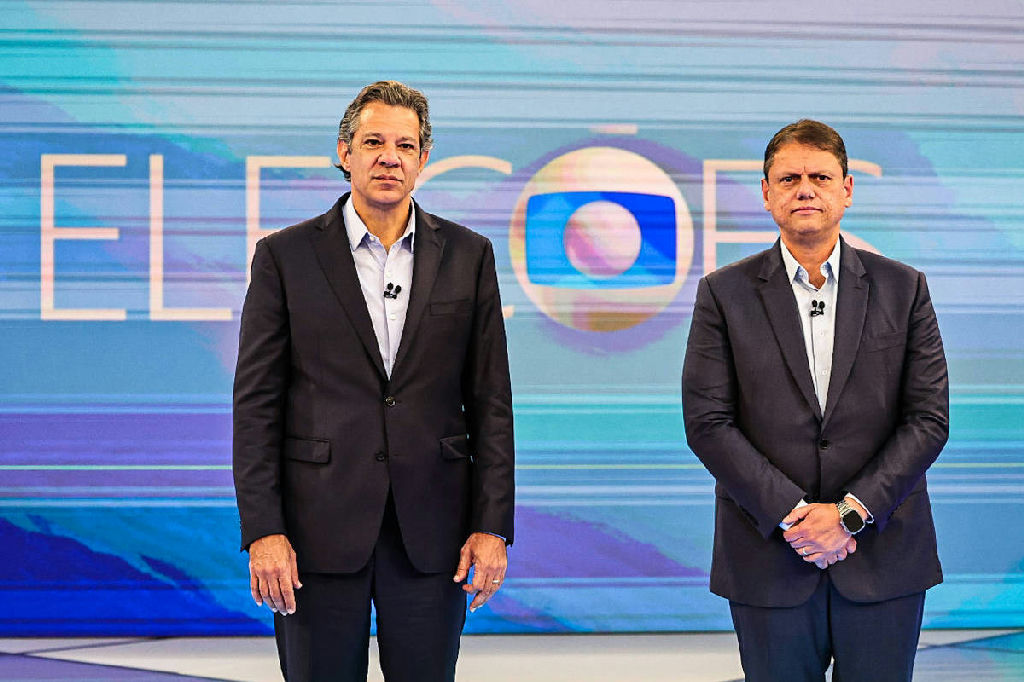 Debate na Globo: Tarcísio e Haddad travam embate decisivo antes do primeiro turno