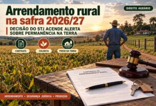 Decisão do STJ altera regras de segurança jurídica no arrendamento rural para a safra 2026/27