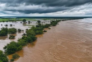 Defesa Civil ordena evacuação do Rio Taquari até quarta por risco crítico de enchente