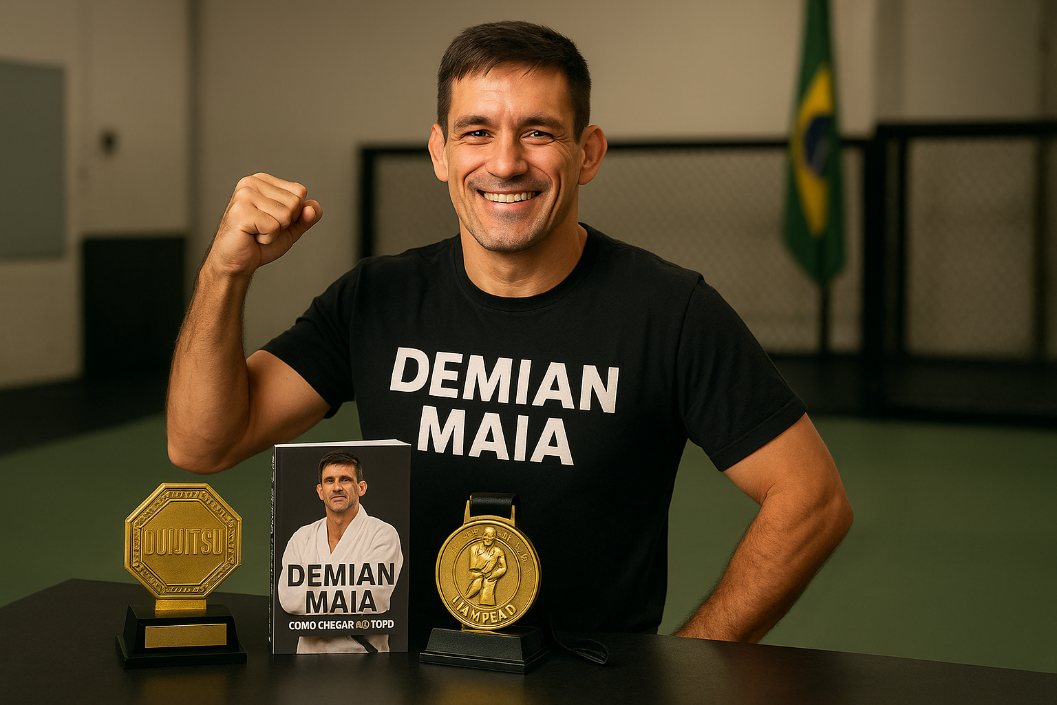 Demian Maia reflete sobre sua trajetória no UFC e a importância do jiu-jítsu em novo livro