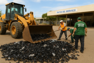 Destruição de mais de 90 mil óculos falsificados marca combate à pirataria em Porto Alegre