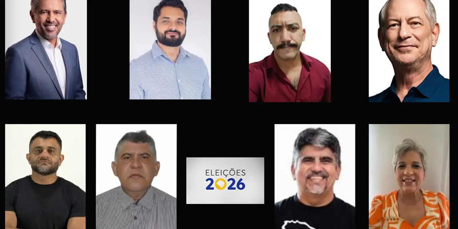 Eleições 2026 no Ceará: conheça os oito nomes que disputam o governo estadual
