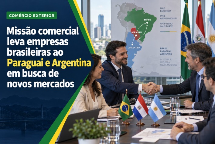 Empresas brasileiras buscam expansão comercial em missão ao Paraguai e à Argentina