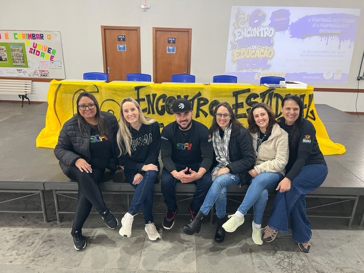 Equipe do Serviço de Convivência e Fortalecimento de Vínculos de Nova Petrópolis participa do 6º Encontro Estadual de Educação Social