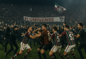 Fluminense avança na Libertadores em meio a confusão e briga generalizada