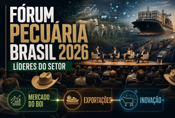 Fórum Pecuária Brasil 2026 reúne líderes para debater mercado do boi, exportações e inovação