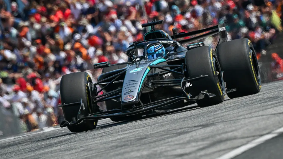 George Russell lidera terceiro treino livre para o GP da Itália em Monza