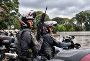 Governo de São Paulo lança batalhão de motos com fuzis para reforçar segurança urbana