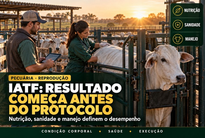 IATF na pecuária: por que o sucesso reprodutivo depende de cuidados antes do protocolo