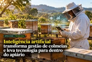 Inteligência artificial moderniza a gestão de apiários e otimiza a produção de mel