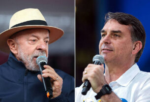 Lula lidera corrida eleitoral com 42% contra 37% de Flávio Bolsonaro