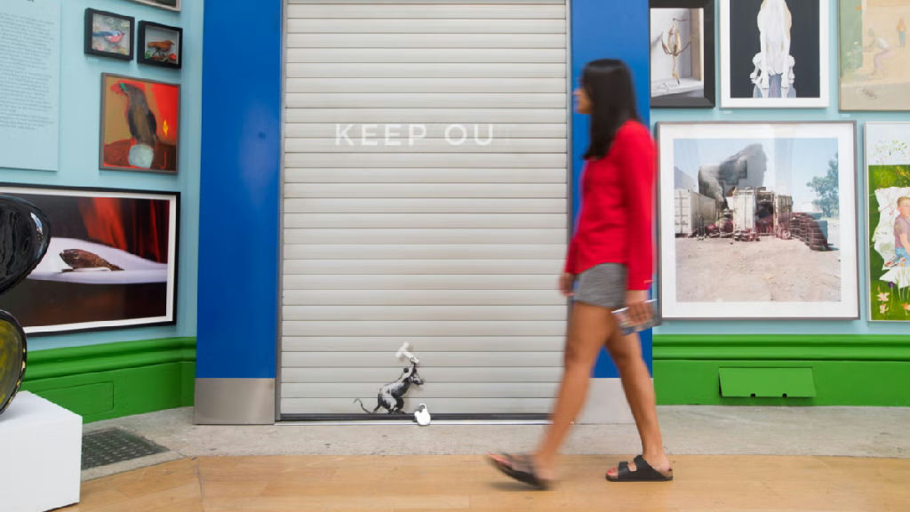 Obra de Banksy que ironiza o Brexit pode ser leiloada por até R$ 11 milhões