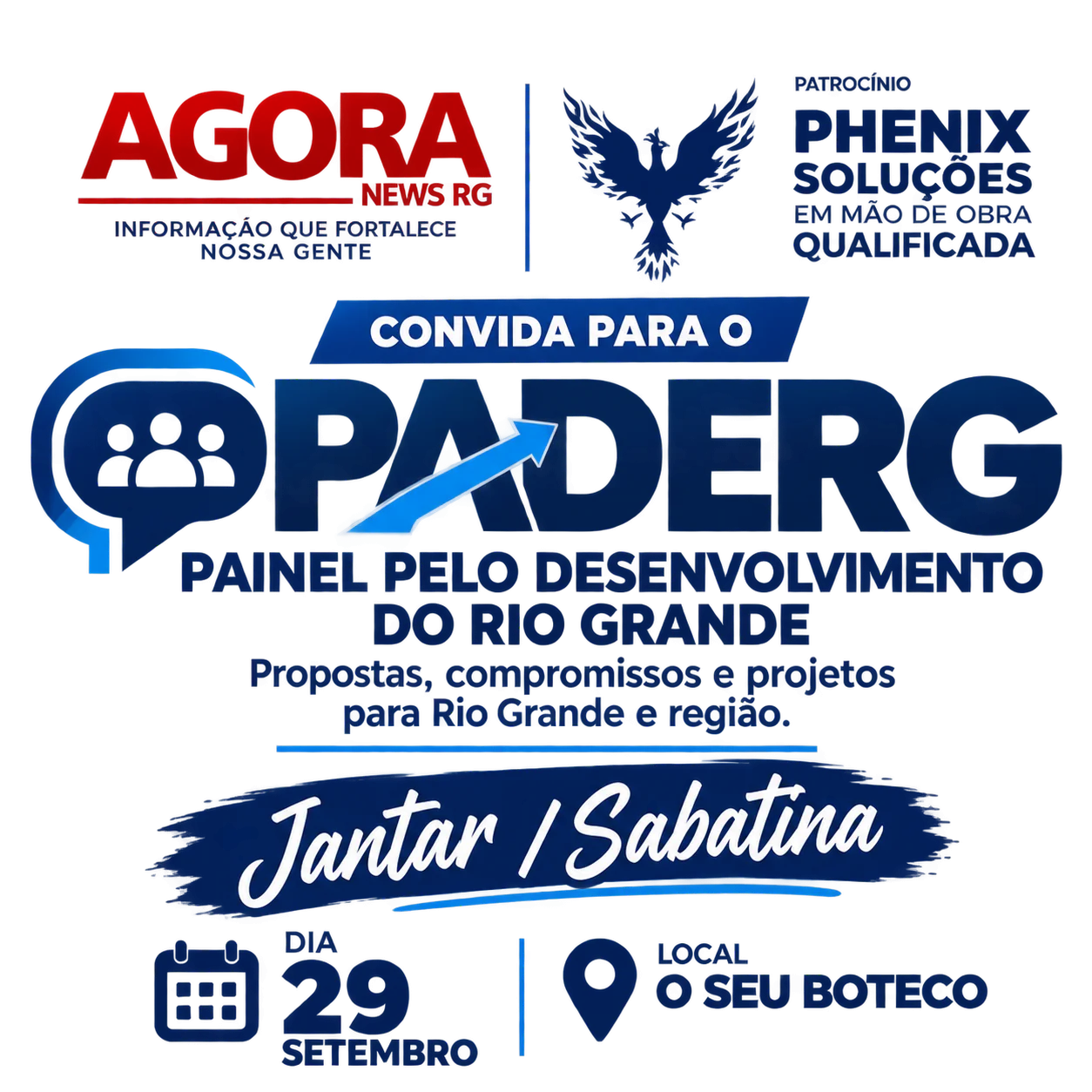 PADERG promove sabatina com candidatos focada no futuro de Rio Grande