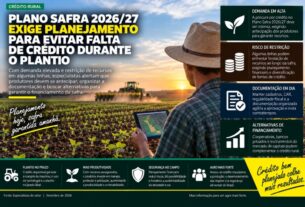 Planejamento é essencial para garantir crédito no Plano Safra 2026/27