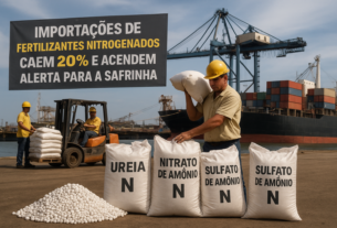 Queda de 20% nas importações de fertilizantes nitrogenados gera preocupação para a safrinha